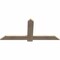 Ekena Millwork Eugene Smooth Timber Gable Bracket, Douglas Fir, 60"W x 27"H x 1 1/2"D x 5 1/2"F, 11/12 Pitch GBW060X27X0206EUG00SDF - alternate 4